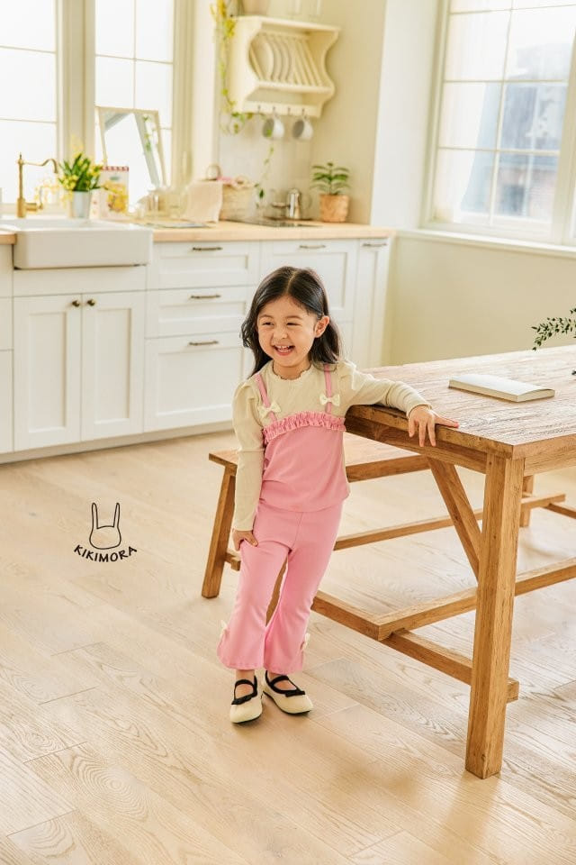 Kikimora - Korean Children Fashion - #magicofchildhood - Edge Ribbon Jogger Pants - 3
