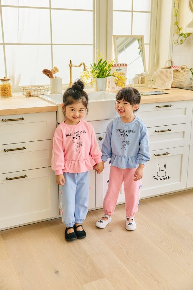 Kikimora - Korean Children Fashion - #magicofchildhood - Dog Shirring Tee - 2