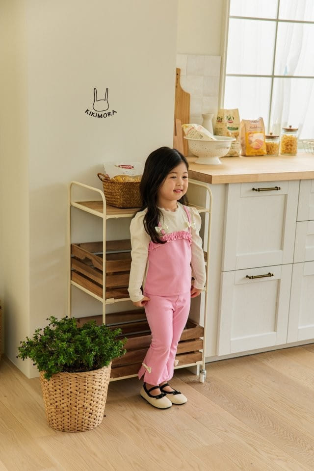 Kikimora - Korean Children Fashion - #magicofchildhood - Edge Ribbon Jogger Pants - 4
