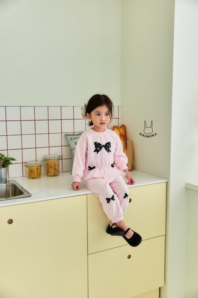 Kikimora - Korean Children Fashion - #minifashionista - Simple Ribbon Jogger Pants - 3