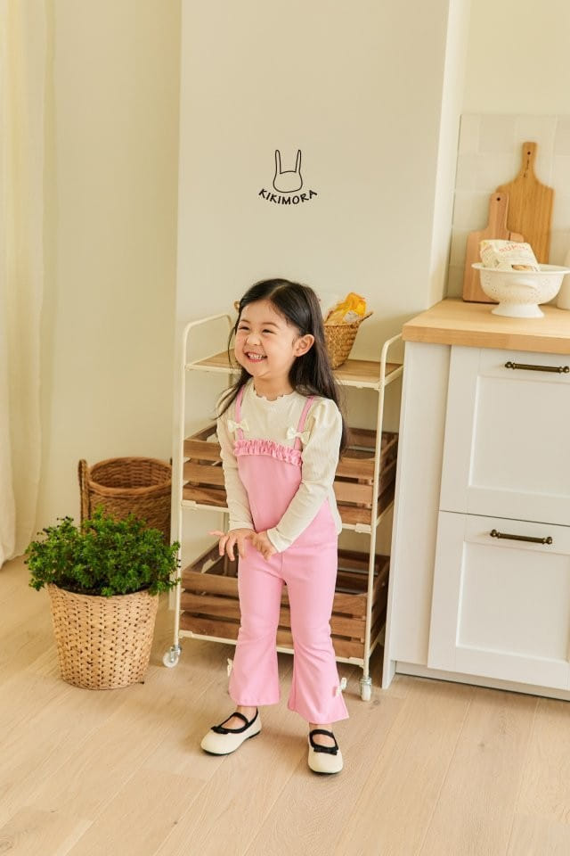 Kikimora - Korean Children Fashion - #prettylittlegirls - Edge Ribbon Jogger Pants - 5