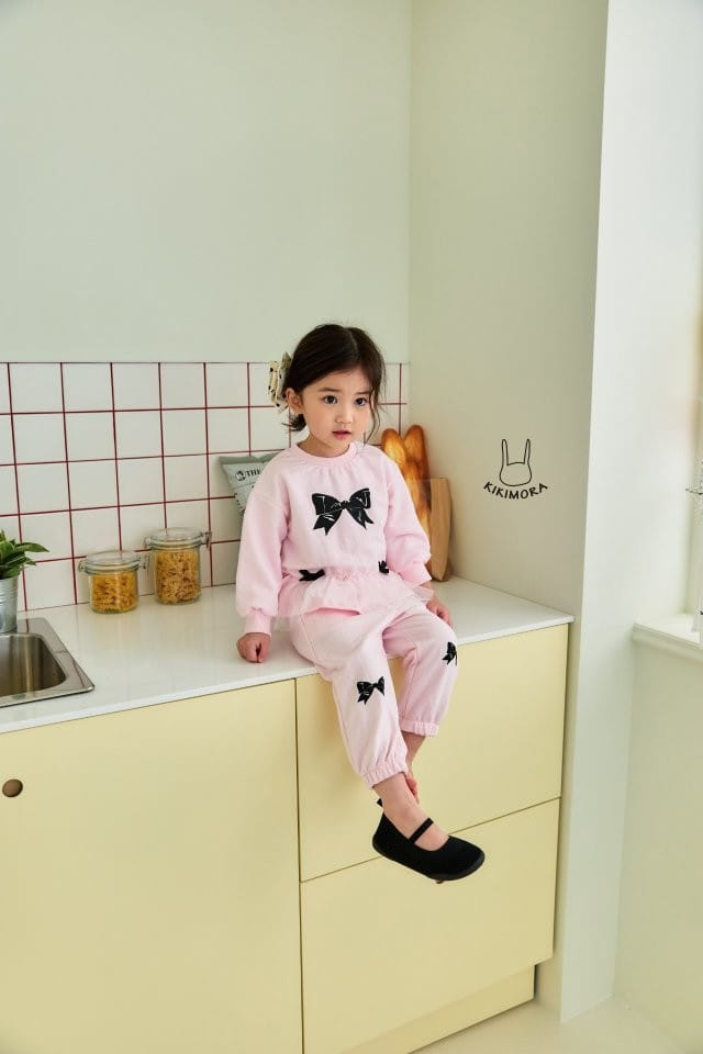 Kikimora - Korean Children Fashion - #minifashionista - Simple Ribbon Jogger Pants - 4