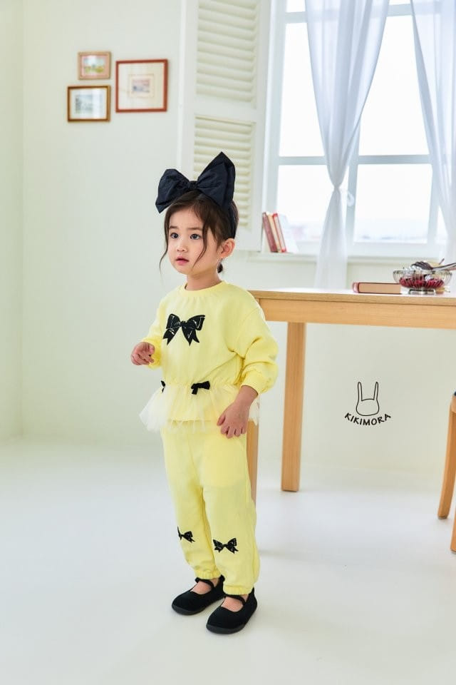 Kikimora - Korean Children Fashion - #prettylittlegirls - Ribbon Sha Sweatshirt - 8