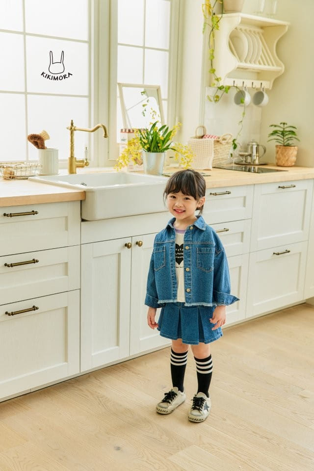 Kikimora - Korean Children Fashion - #todddlerfashion - Denim Skirt - 11