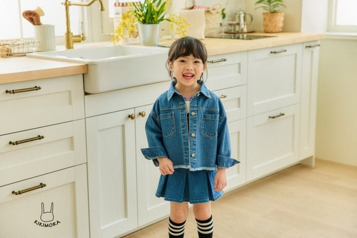 Kikimora - Korean Children Fashion - #toddlerclothing - Denim Skirt - 12