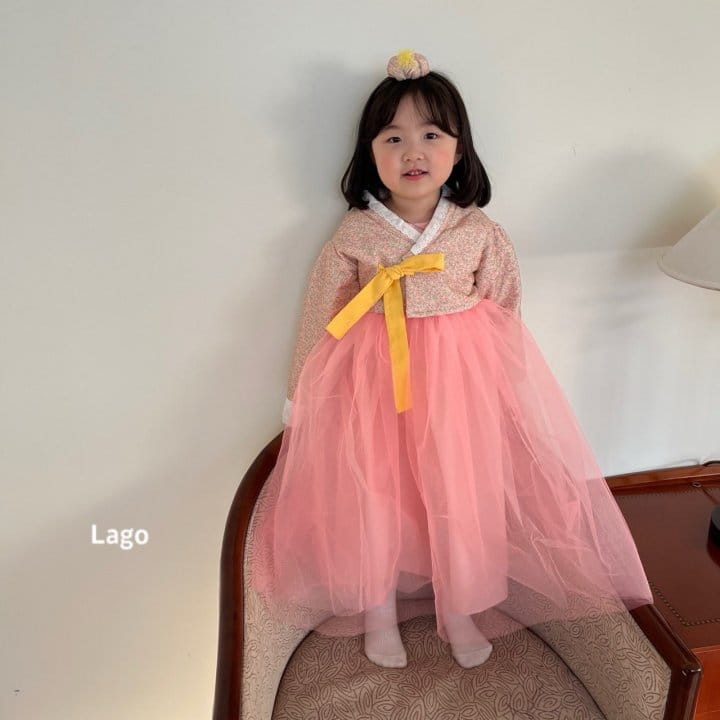 Lago - Korean Children Fashion - #fashionkids - Loren Girl Hanbok  - 3