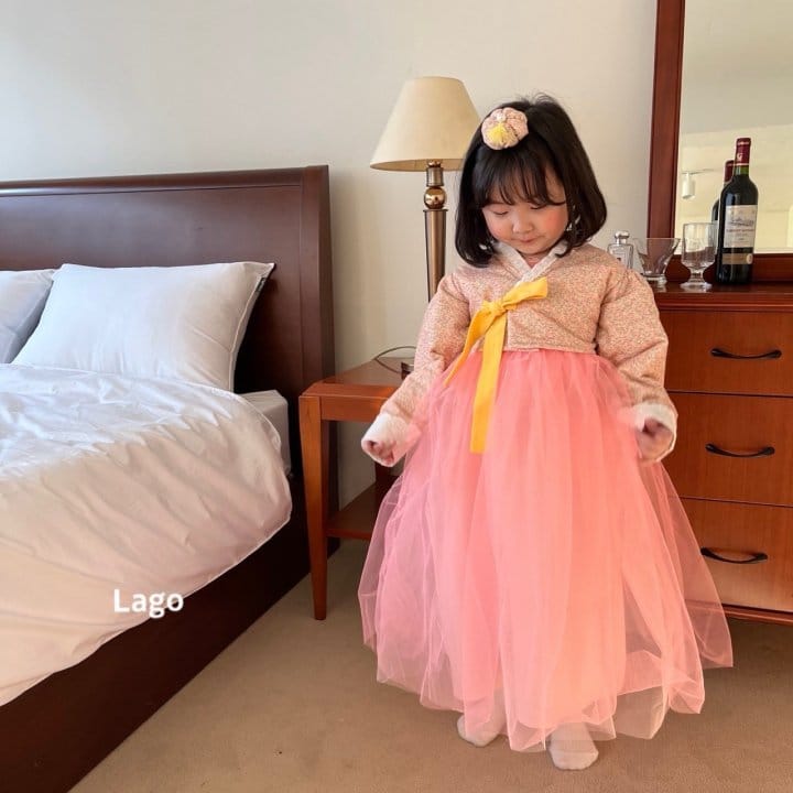 Lago - Korean Children Fashion - #fashionkids - Loren Girl Hanbok  - 4