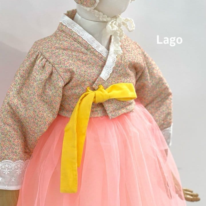 Lago - Korean Children Fashion - #todddlerfashion - Loren Girl Hanbok  - 12