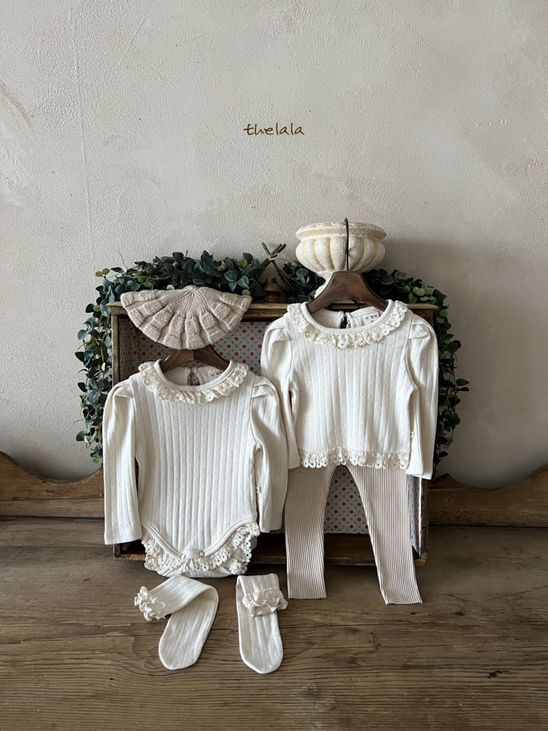 Lala - Korean Baby Fashion - #babygirlfashion - Moly Body Suit - 7