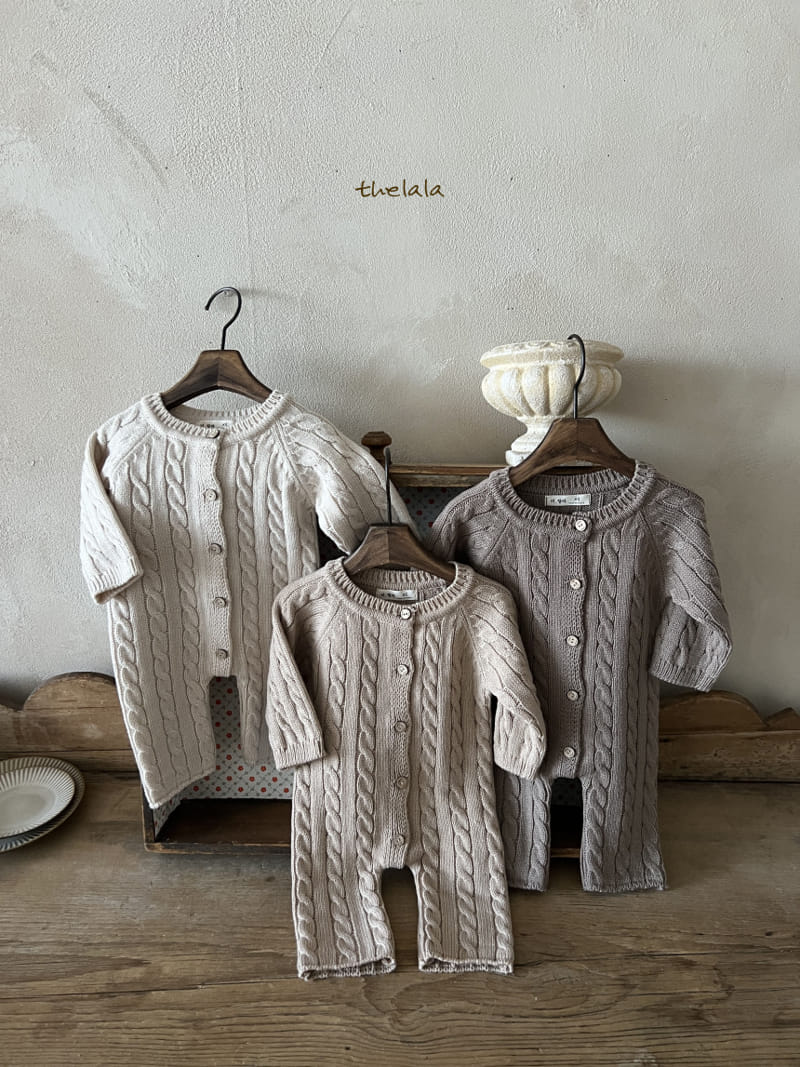 Lala - Korean Baby Fashion - #babygirlfashion - Churros Knit Body Suit