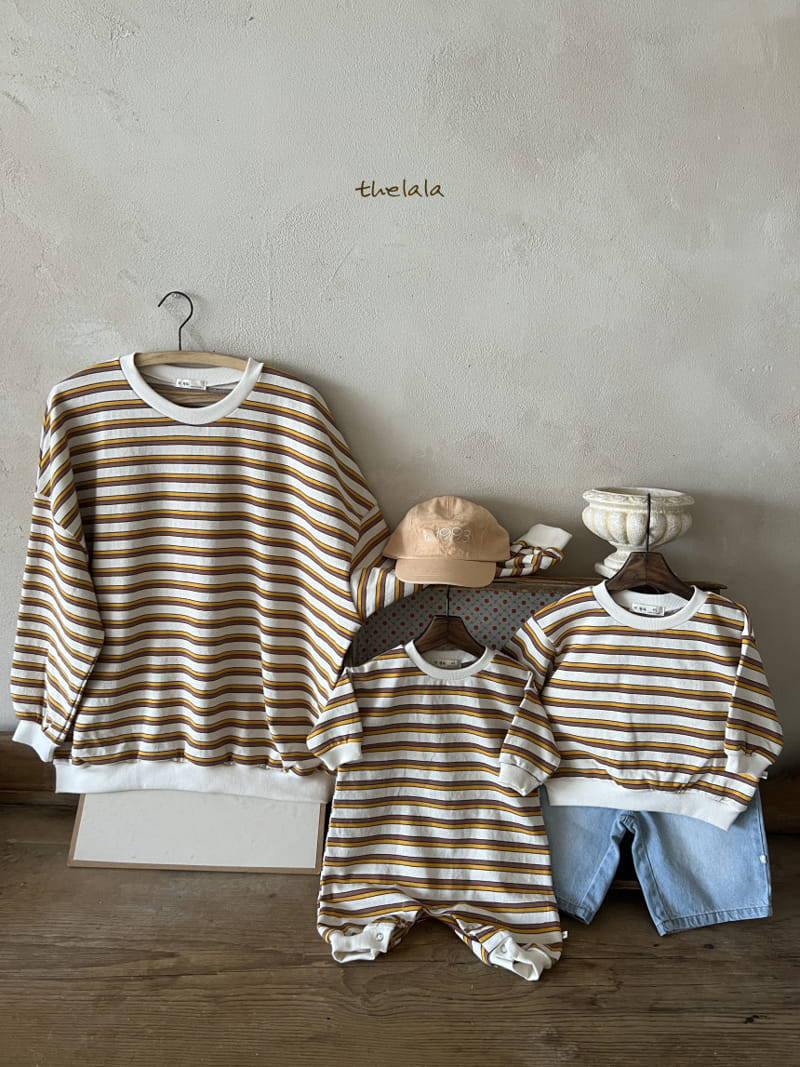 Lala - Korean Baby Fashion - #babygirlfashion - Two Line  St Body Suit - 4