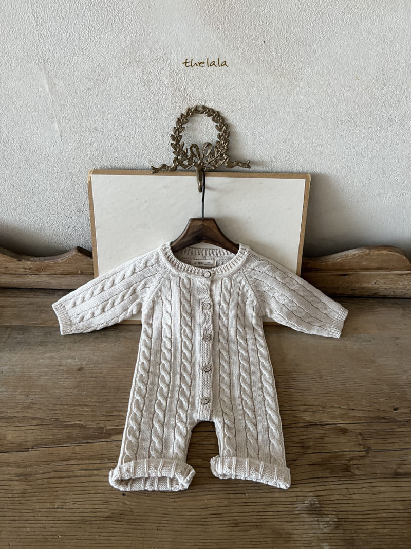 Lala - Korean Baby Fashion - #babylifestyle - Churros Knit Body Suit - 2