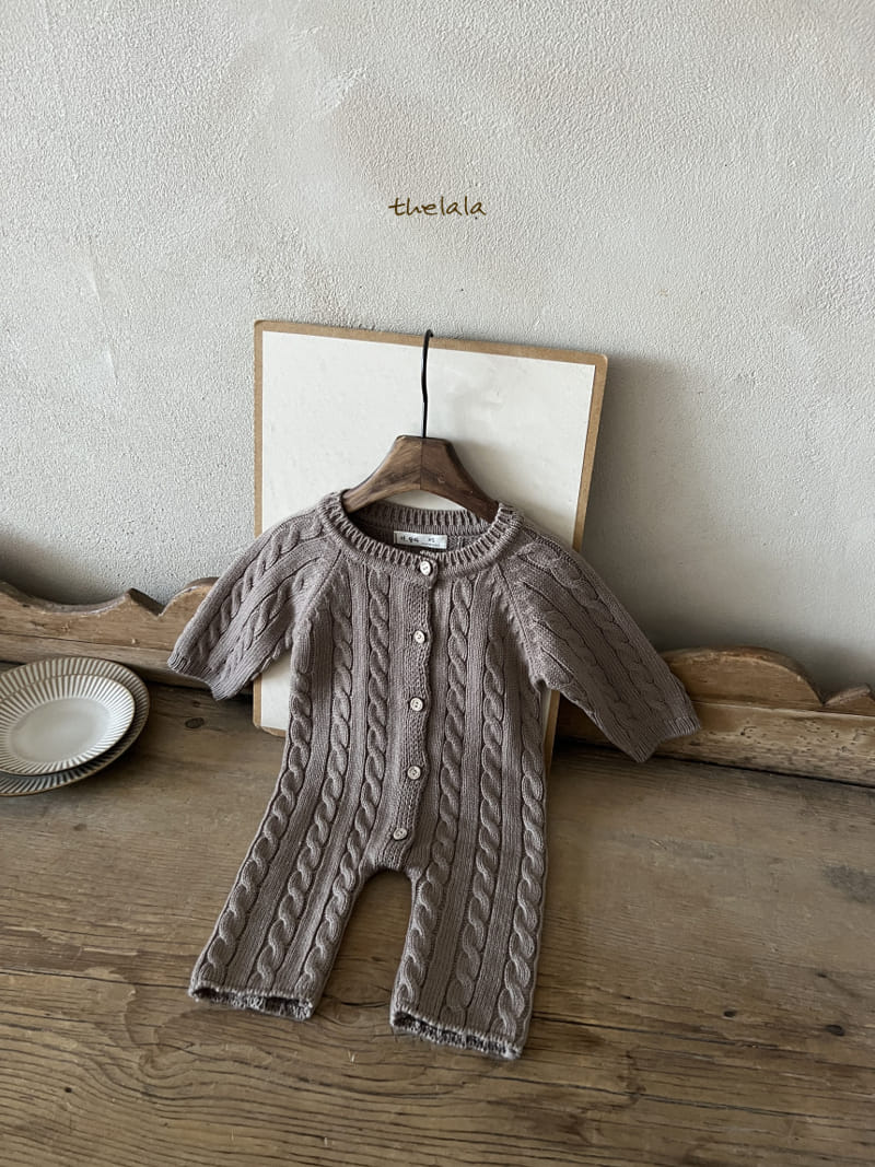Lala - Korean Baby Fashion - #babyoninstagram - Churros Knit Body Suit - 4