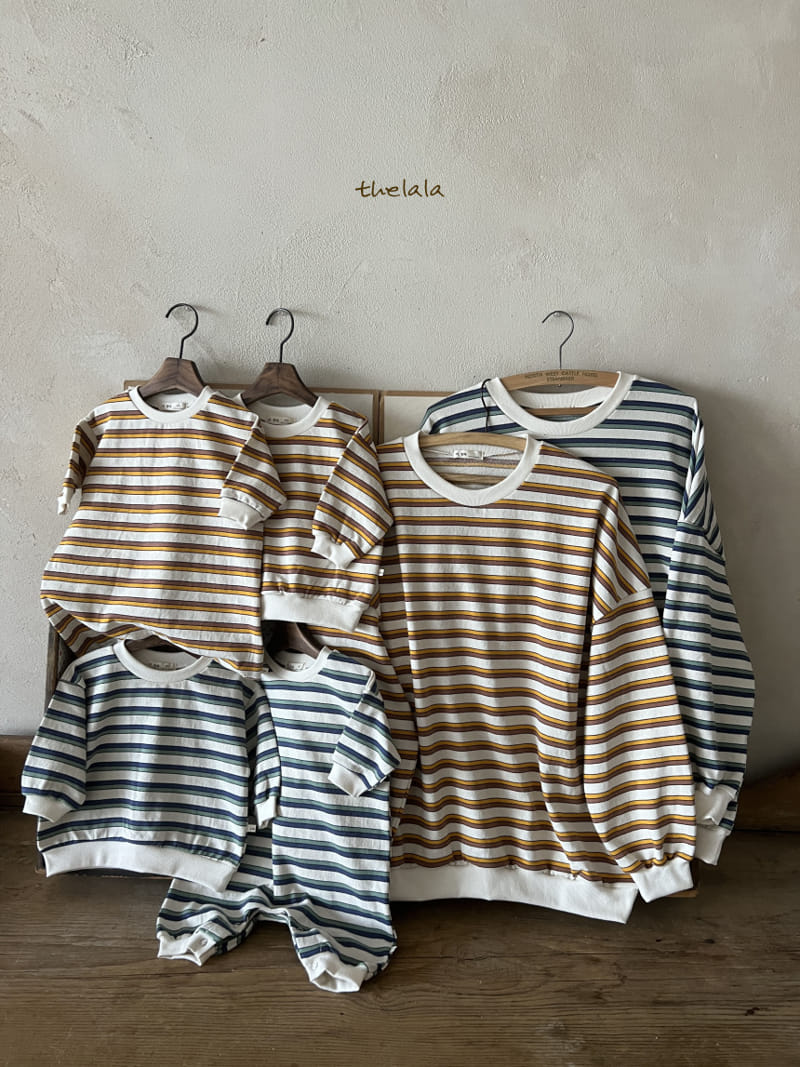 Lala - Korean Baby Fashion - #babyoutfit - Two Line  St Body Suit - 7