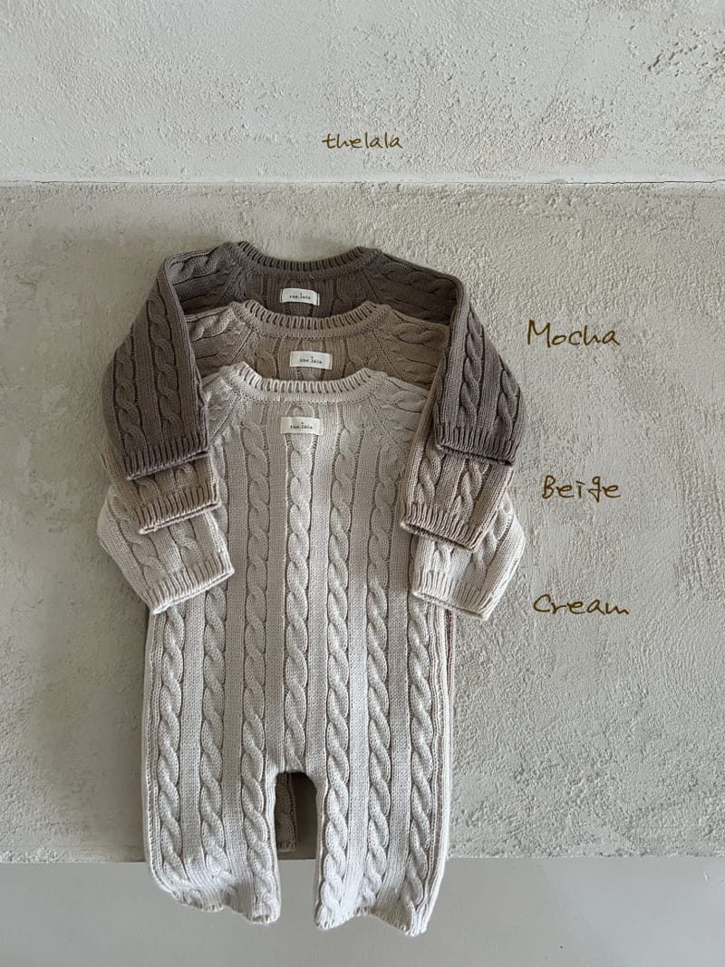 Lala - Korean Baby Fashion - #babyoutfit - Churros Knit Body Suit - 6