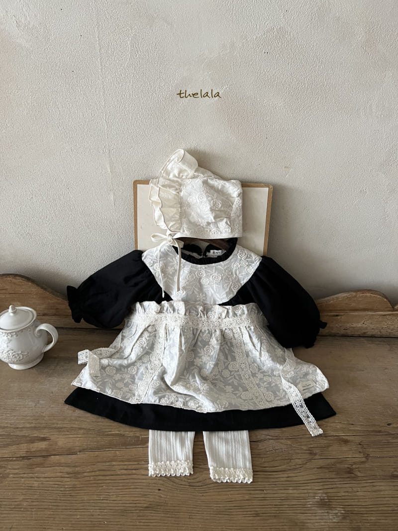 Lala - Korean Baby Fashion - #babywear - White Rose Bonnet - 8