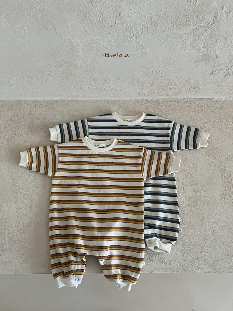 Lala - Korean Baby Fashion - #babywear - Two Line  St Body Suit - 9