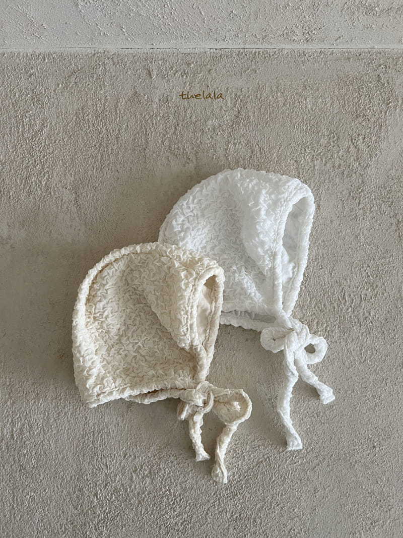 Lala - Korean Baby Fashion - #onlinebabyboutique - Meringue Bonnet - 2