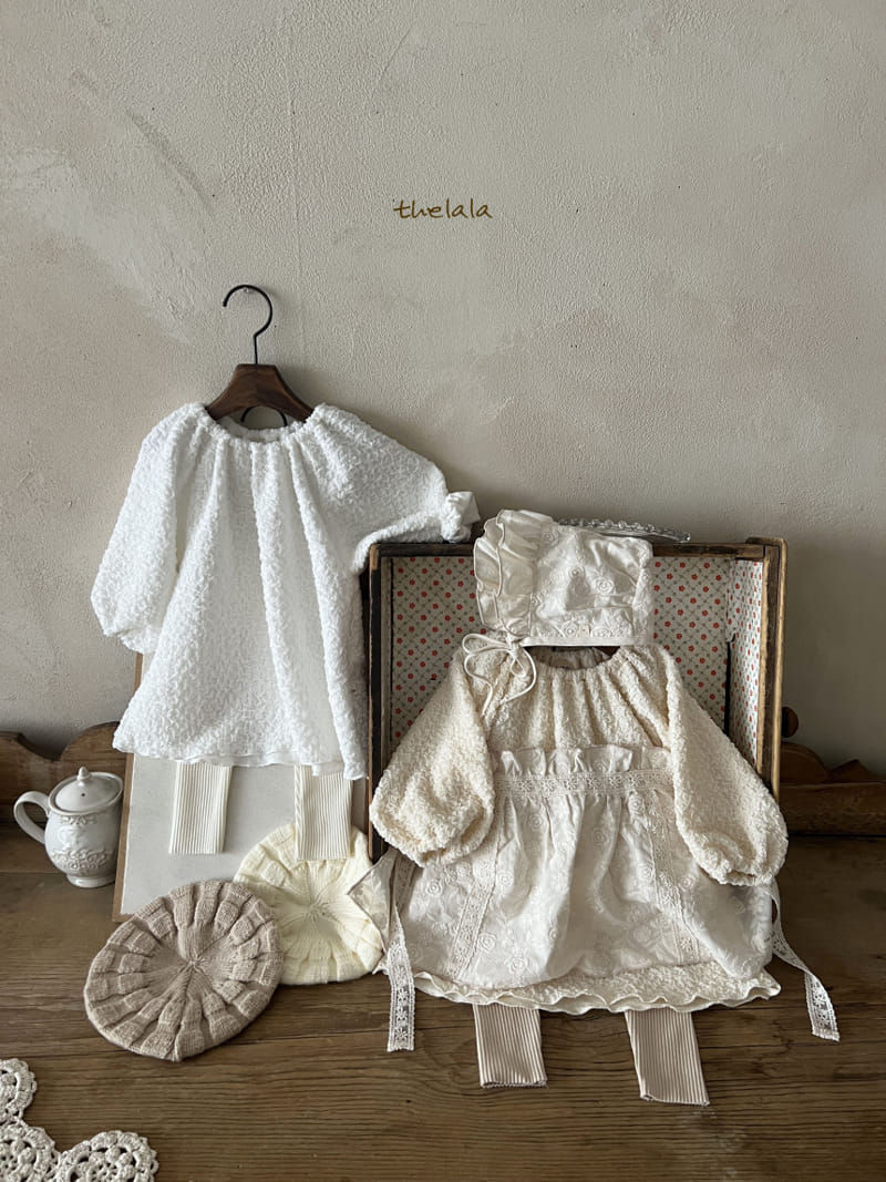 Lala - Korean Baby Fashion - #onlinebabyboutique - White Rose Bonnet - 9