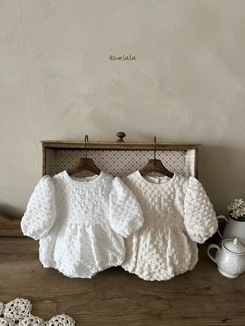 Lala - Korean Baby Fashion - #onlinebabyboutique - Marshmallow Body Suit