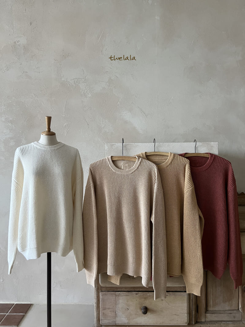 Lala - Korean Baby Fashion - #onlinebabyboutique - Mom Knit Ya Tee