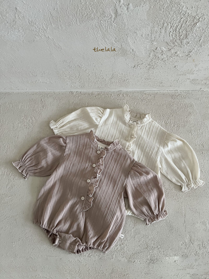 Lala - Korean Baby Fashion - #onlinebabyboutique - Bagel Body Suit - 4