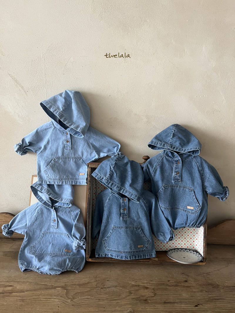 Lala - Korean Children Fashion - #discoveringself - Hoody Denim Tee - 7