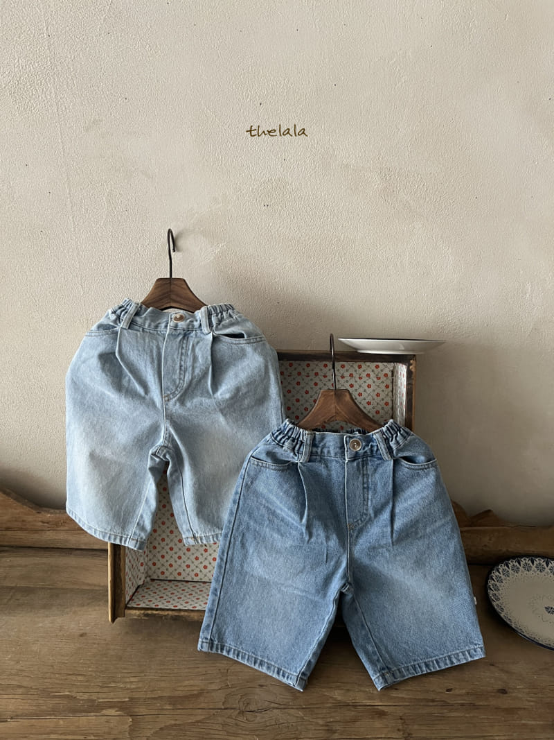 Lala - Korean Children Fashion - #discoveringself - Wide Denim Pants