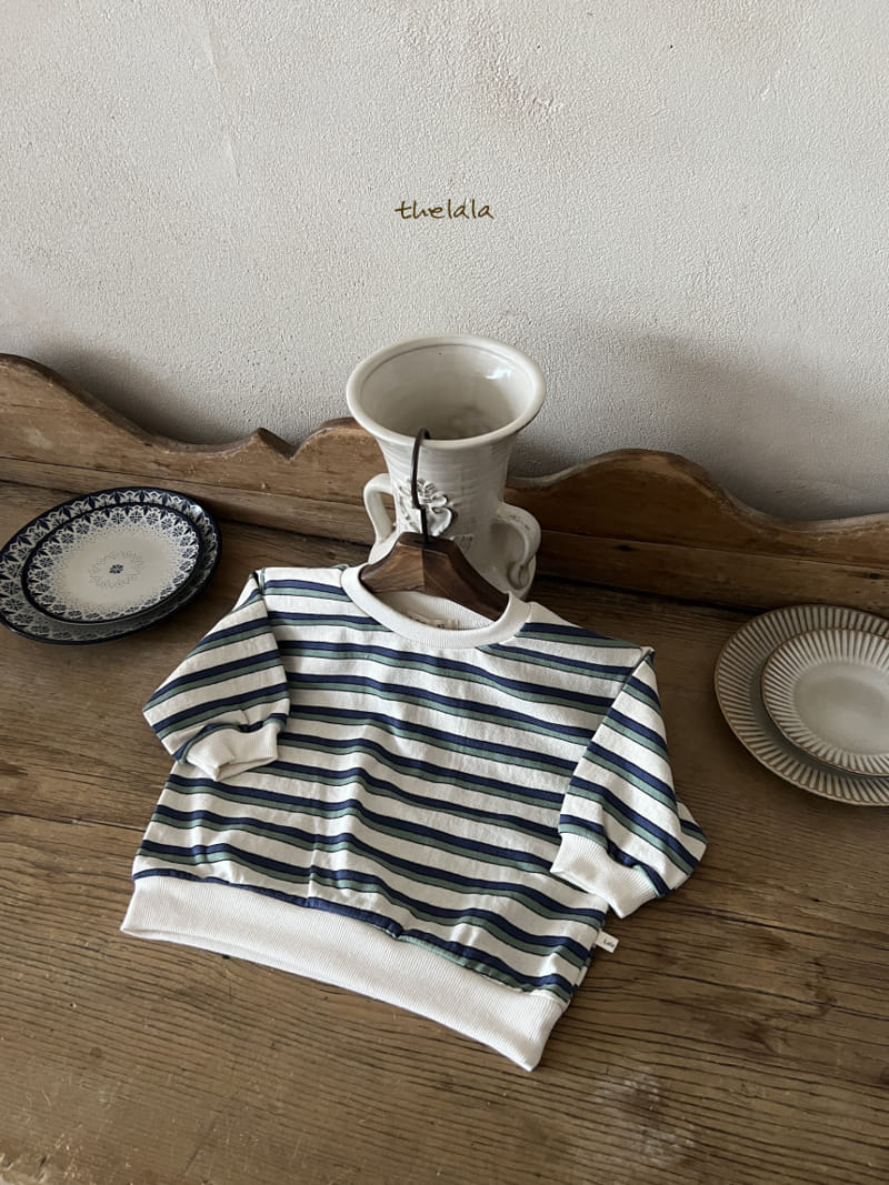 Lala - Korean Children Fashion - #kidsstore - Two Line St Sweatshirt - 3