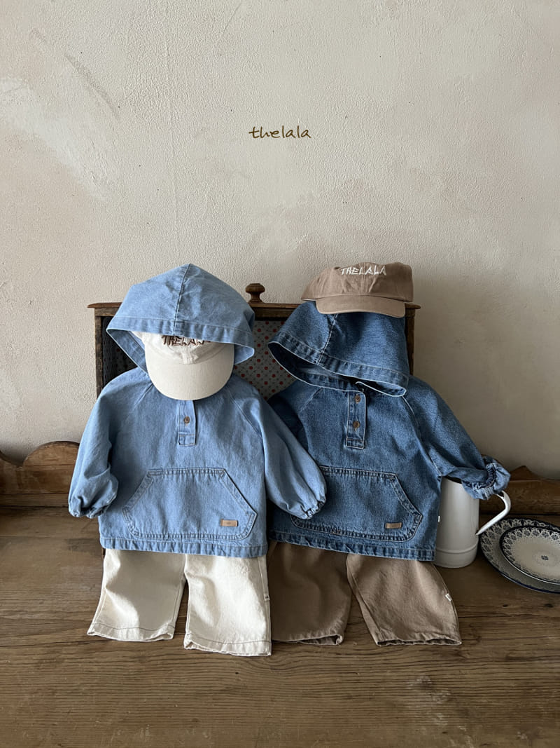 Lala - Korean Children Fashion - #kidzfashiontrend - Hoody Denim Tee - 11