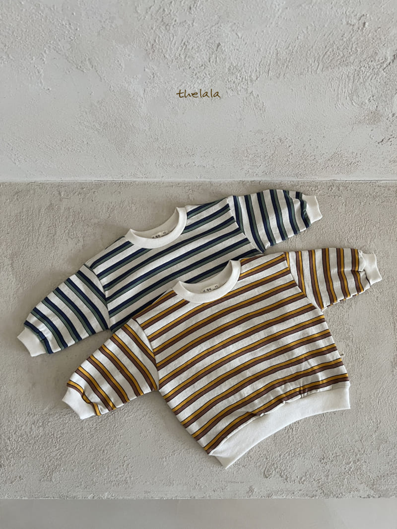 Lala - Korean Children Fashion - #kidsstore - Two Line  St Sweatshirt - 4