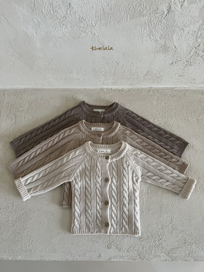 Lala - Korean Children Fashion - #kidzfashiontrend - Churros Knit Cardigan - 2