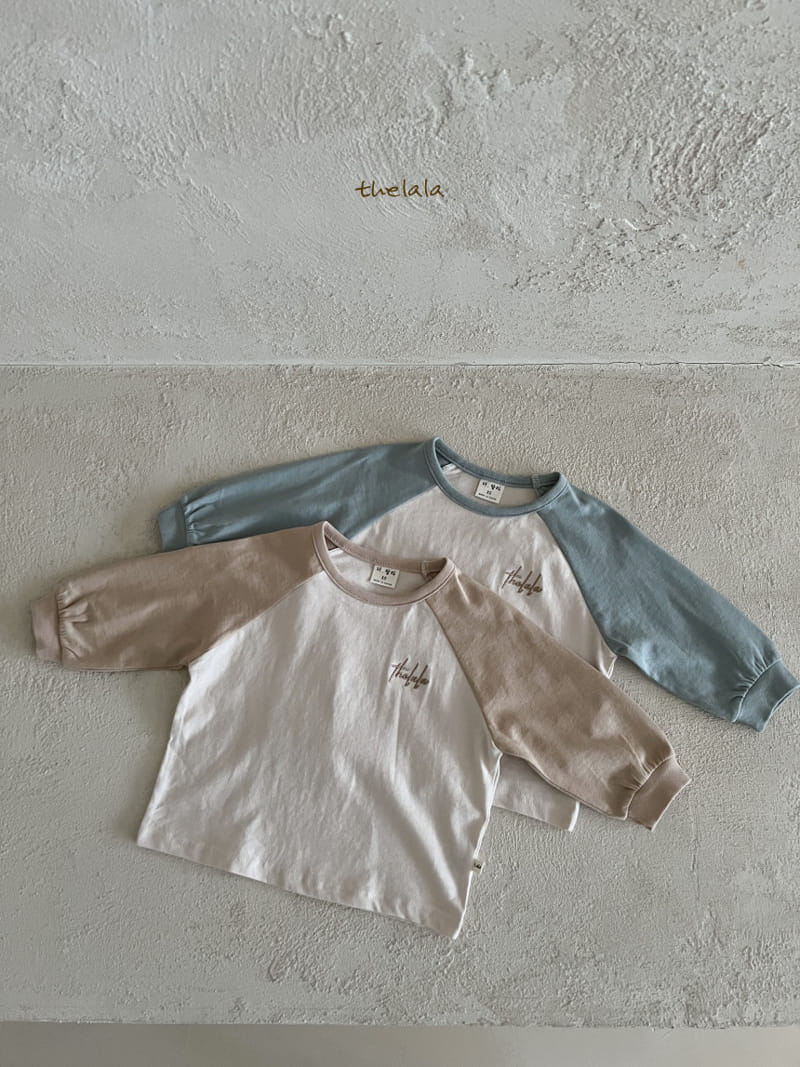 Lala - Korean Children Fashion - #littlefashionista - Color Raglan Tee - 2