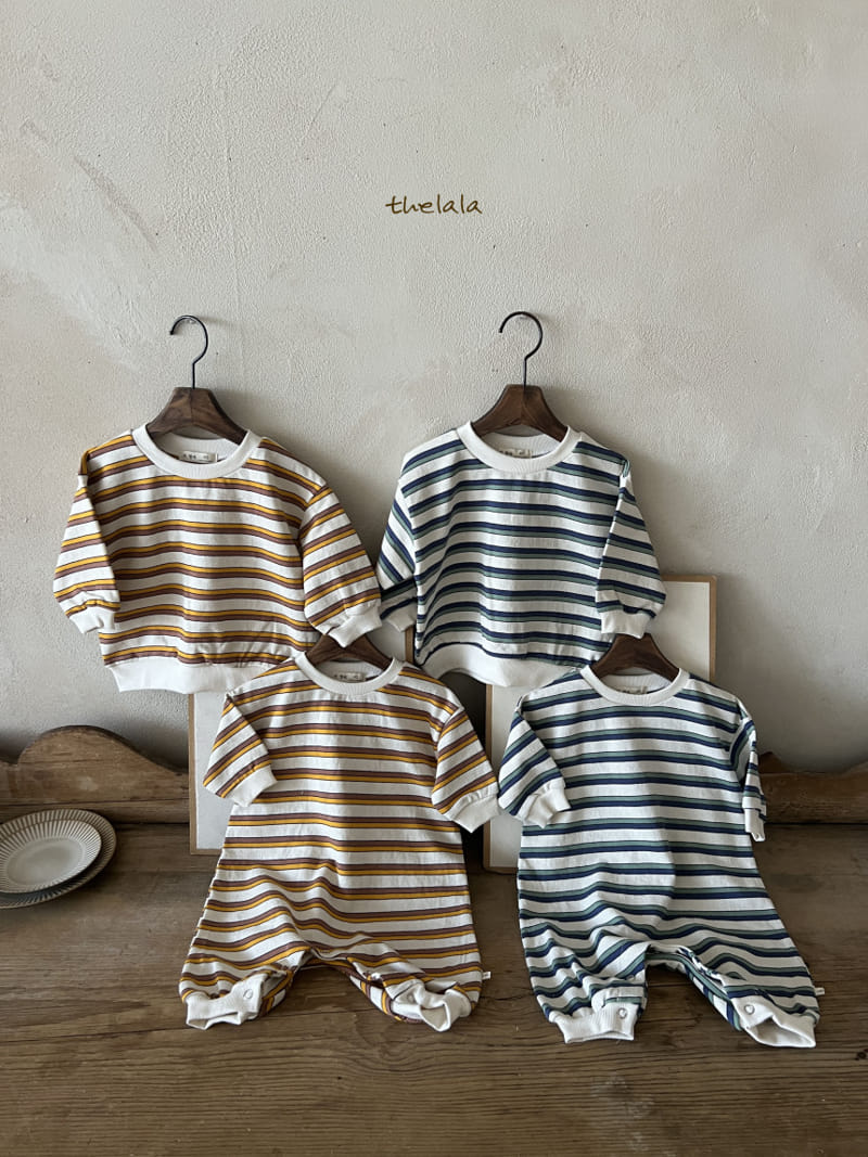 Lala - Korean Children Fashion - #magicofchildhood - Two Line St Sweatshirt - 7