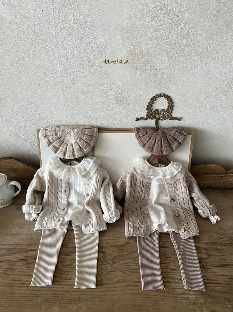 Lala - Korean Children Fashion - #magicofchildhood - Churros Knit Cardigan - 5