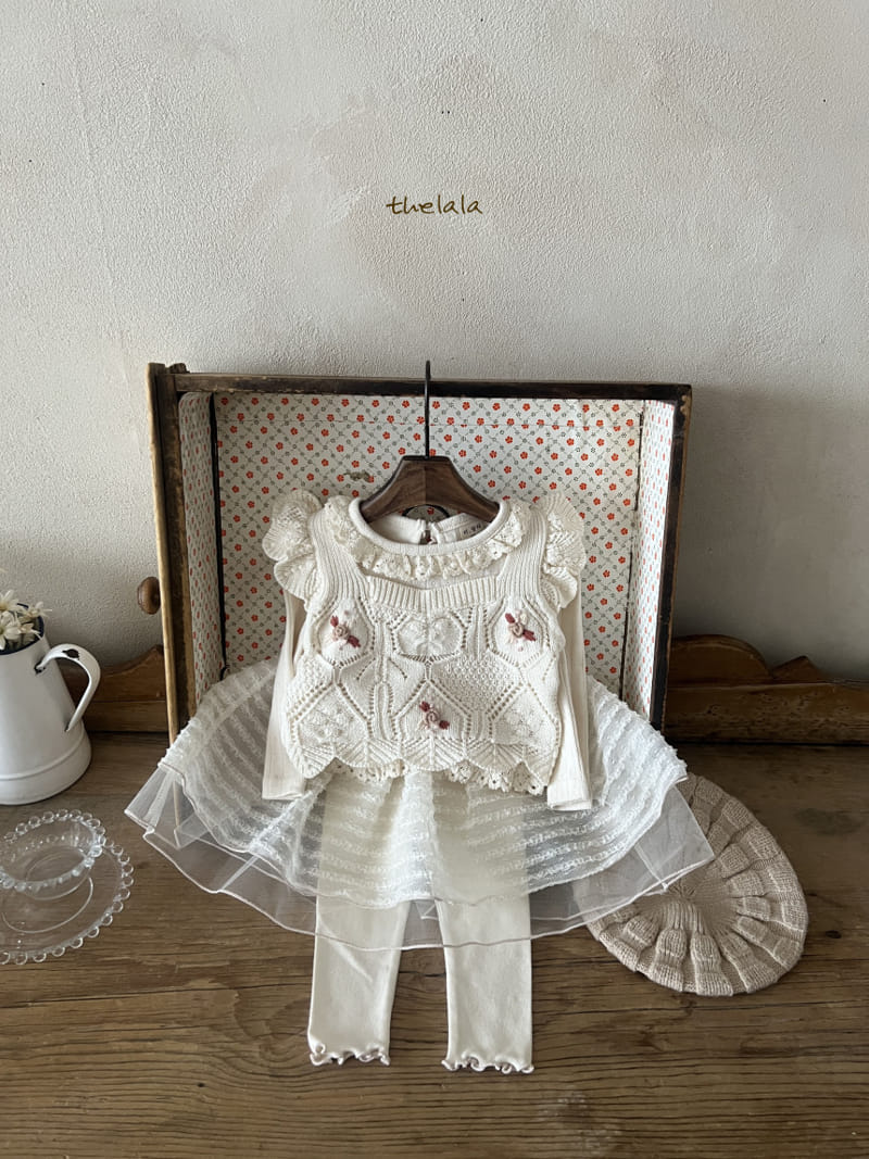 Lala - Korean Children Fashion - #minifashionista - Flower Vest - 9