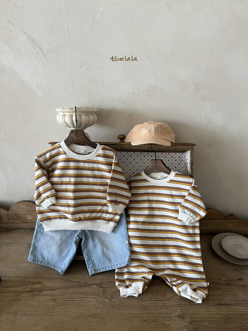 Lala - Korean Children Fashion - #prettylittlegirls - Two Line St Sweatshirt - 9