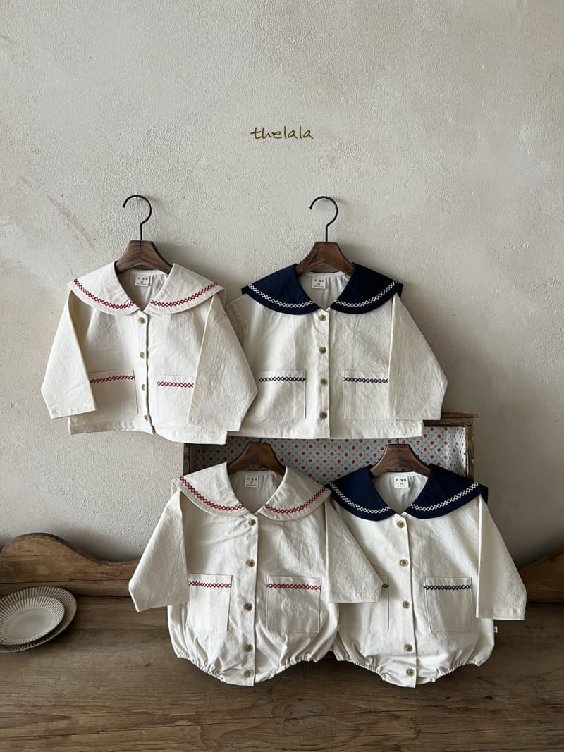 Lala - Korean Children Fashion - #toddlerclothing - Marine Body Suit - 7