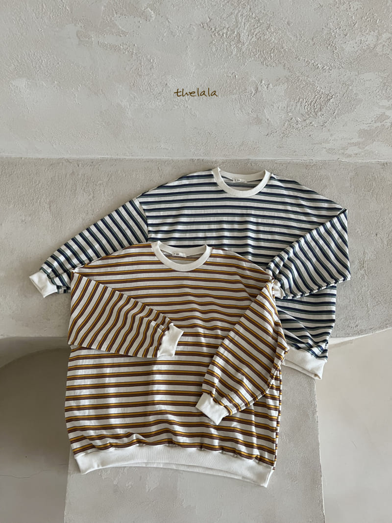 Lala - Korean Women Fashion - #shopsmall - Mom Two Line St Sweatshirt - 4