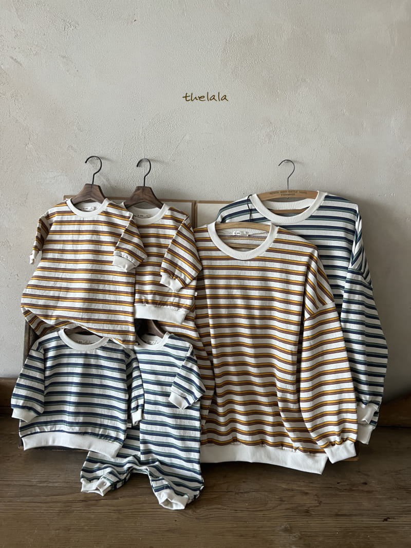 Lala - Korean Women Fashion - #womensfashion - Mom Two Line St Sweatshirt - 9