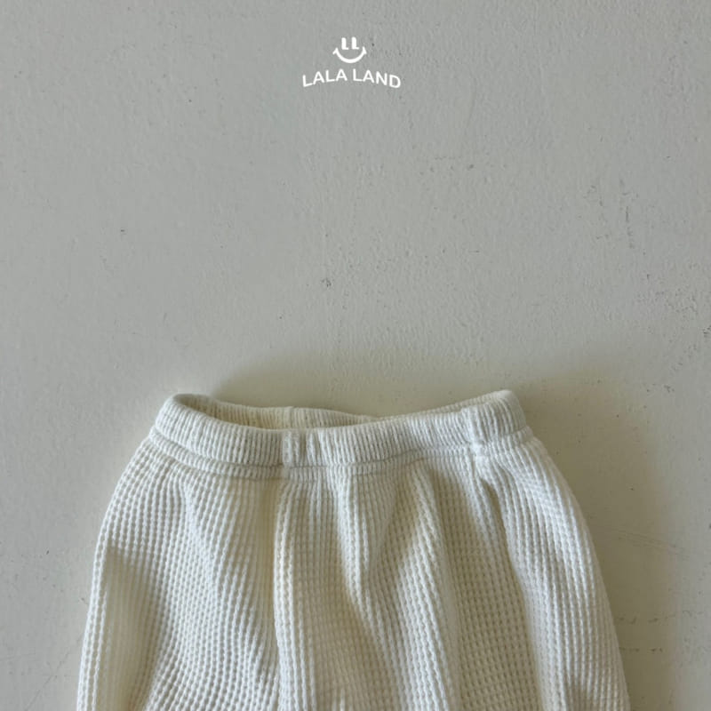 Lalaland - Korean Baby Fashion - #babyboutique - Bebe Waffle Jogger Pants - 10