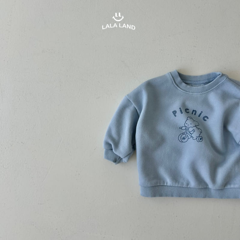 Lalaland - Korean Baby Fashion - #babyboutiqueclothing - Bebe Picnic Sweatshirt - 6