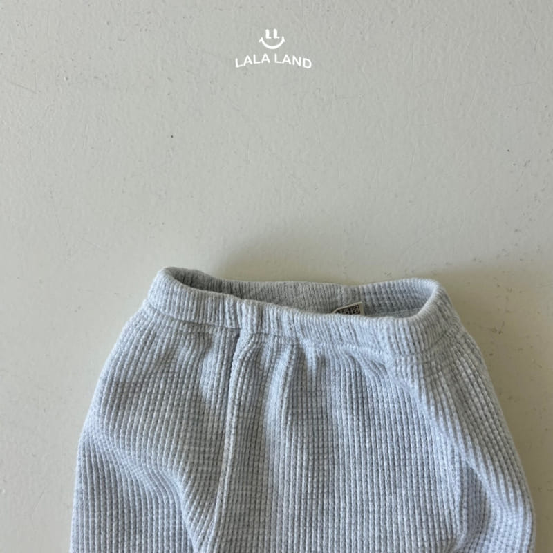 Lalaland - Korean Baby Fashion - #babyboutiqueclothing - Bebe Waffle Jogger Pants - 11