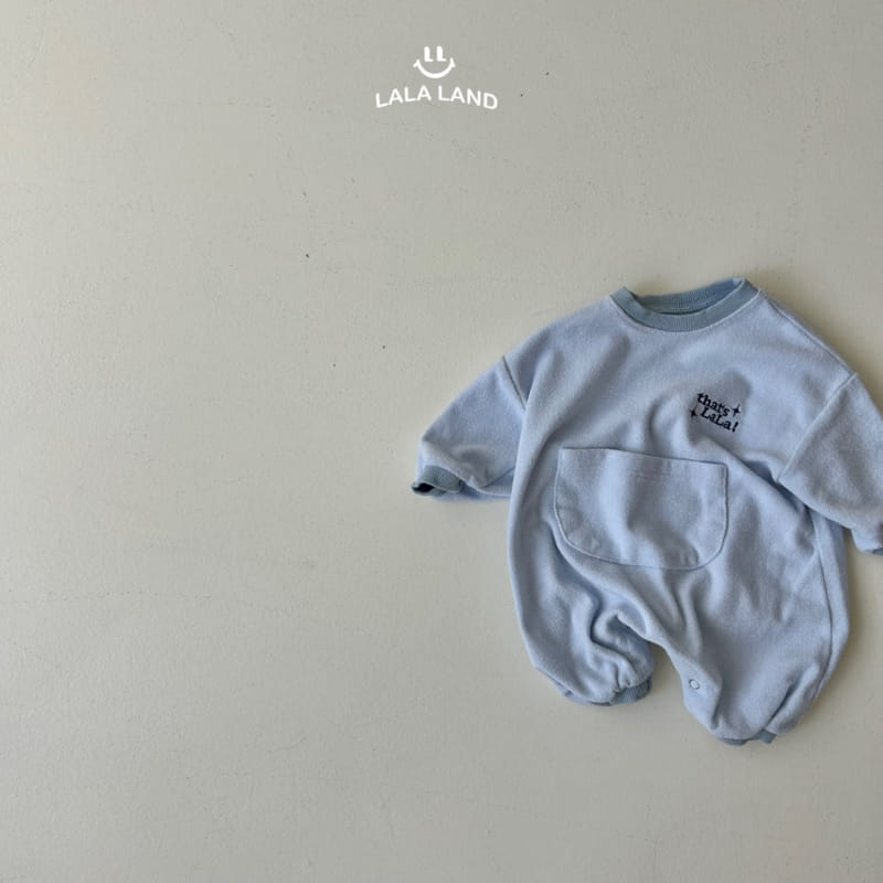 Lalaland - Korean Baby Fashion - #babyclothing - Bebe Pocket Terry Body Suit