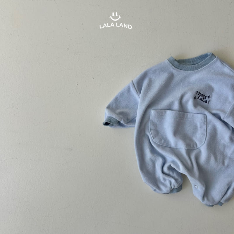 Lalaland - Korean Baby Fashion - #babyfashion - Bebe Pocket Terry Body Suit - 2