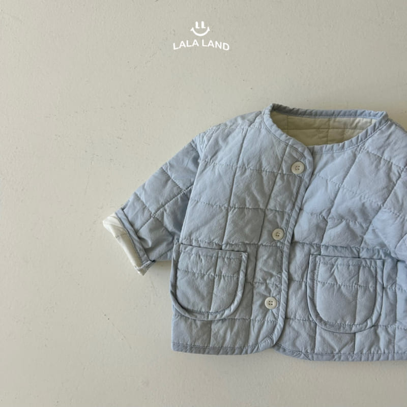 Lalaland - Korean Baby Fashion - #babyfever - Bebe Toast Quilted Jacket - 2