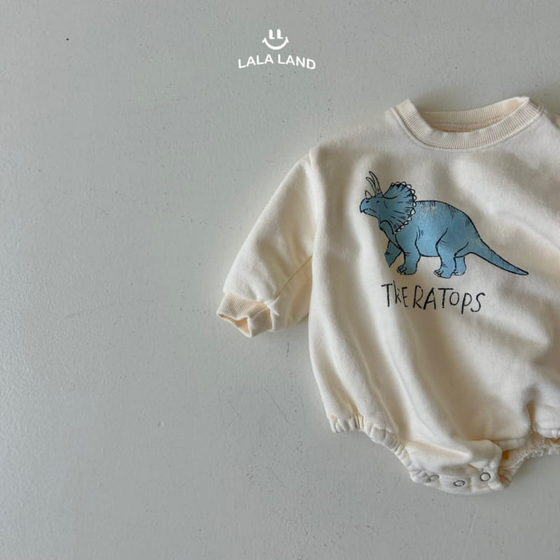 Lalaland - Korean Baby Fashion - #babygirlfashion - Bebe Dinosaur Body Suit - 7