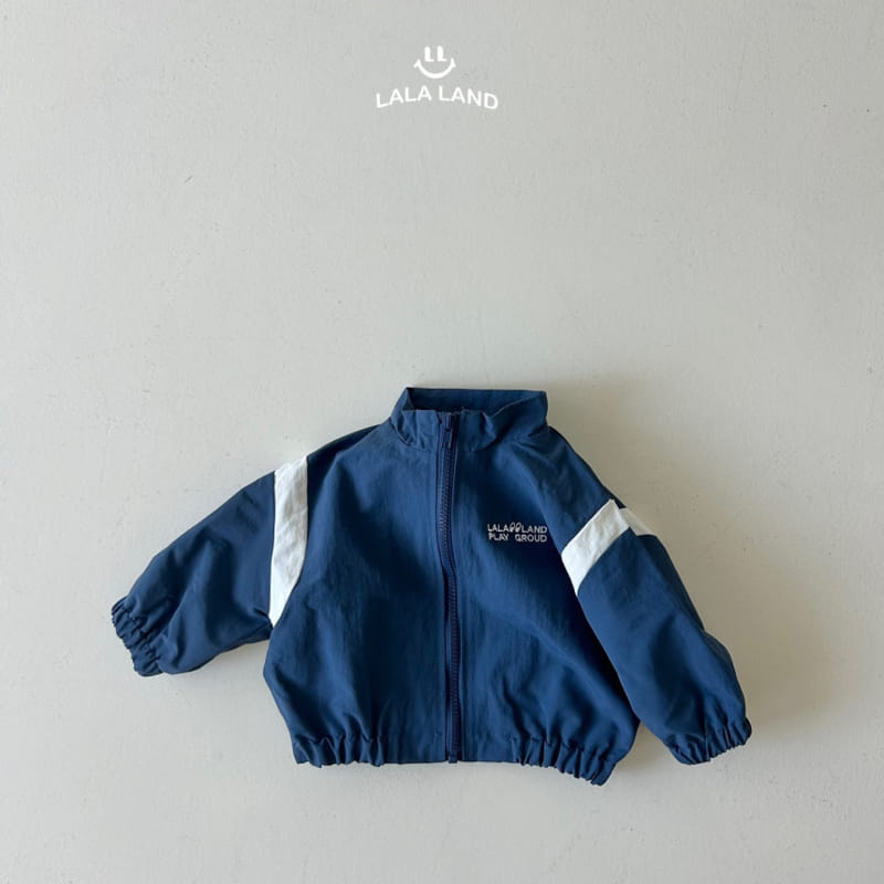 Lalaland - Korean Baby Fashion - #babyfever - Bebe Varsity Zip Up - 4