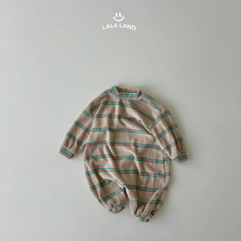Lalaland - Korean Baby Fashion - #babylifestyle - Bebe Sand Terry Body Suit - 6