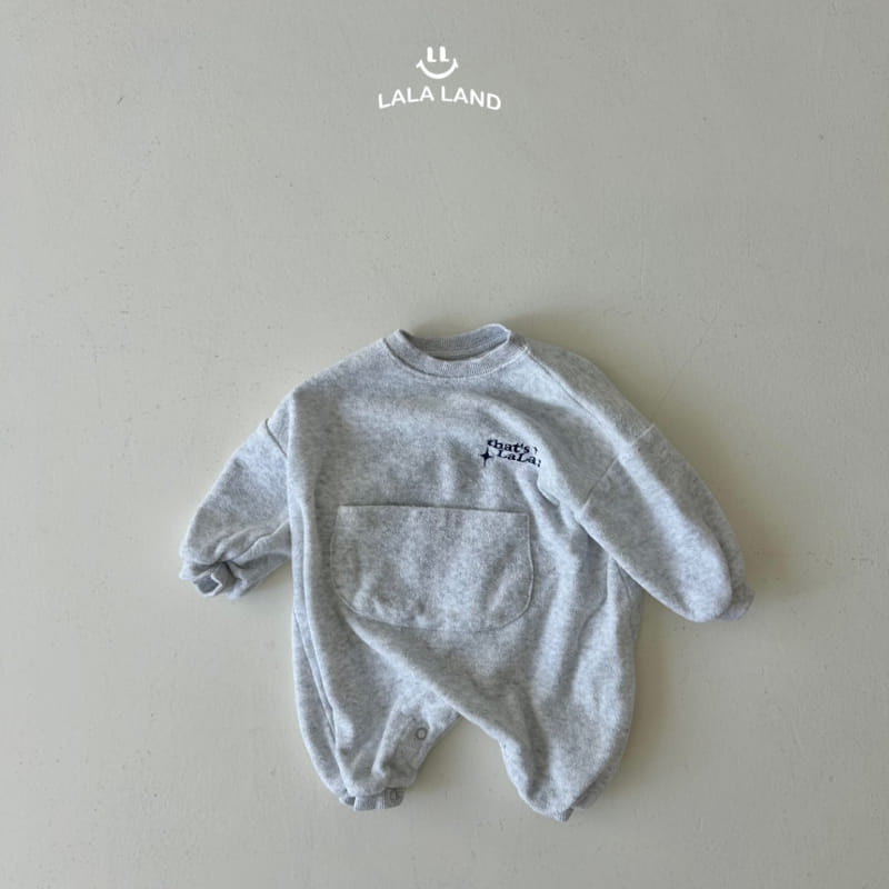 Lalaland - Korean Baby Fashion - #babylifestyle - Bebe Pocket Terry Body Suit - 5